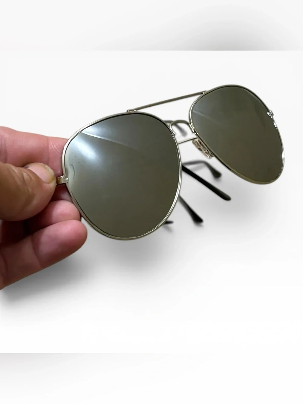 4-Pair Set - Aviator Sunglasses Bundle Mirrored